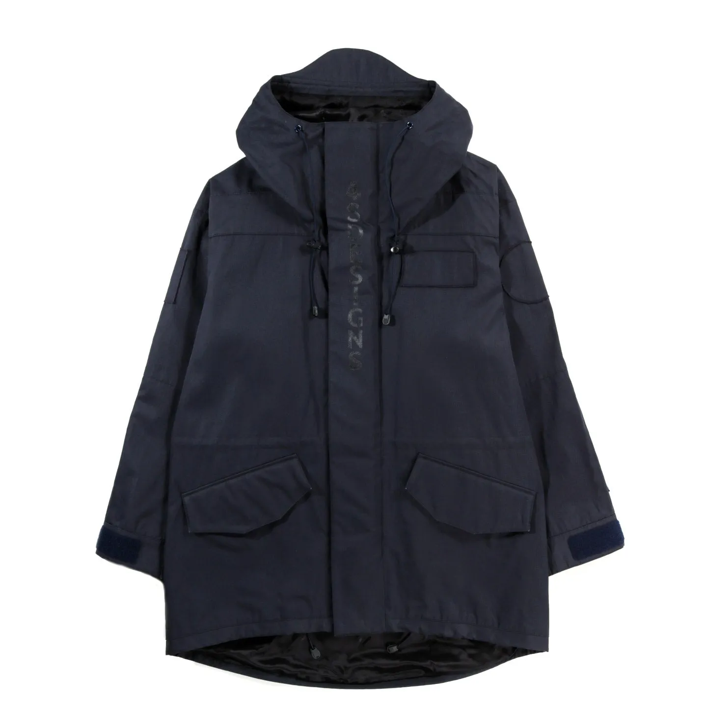 4SDESIGNS NF COAT NAVY BONDED COTTON