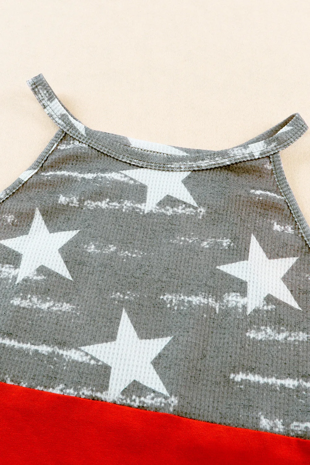 American Flag Sleeveless Top