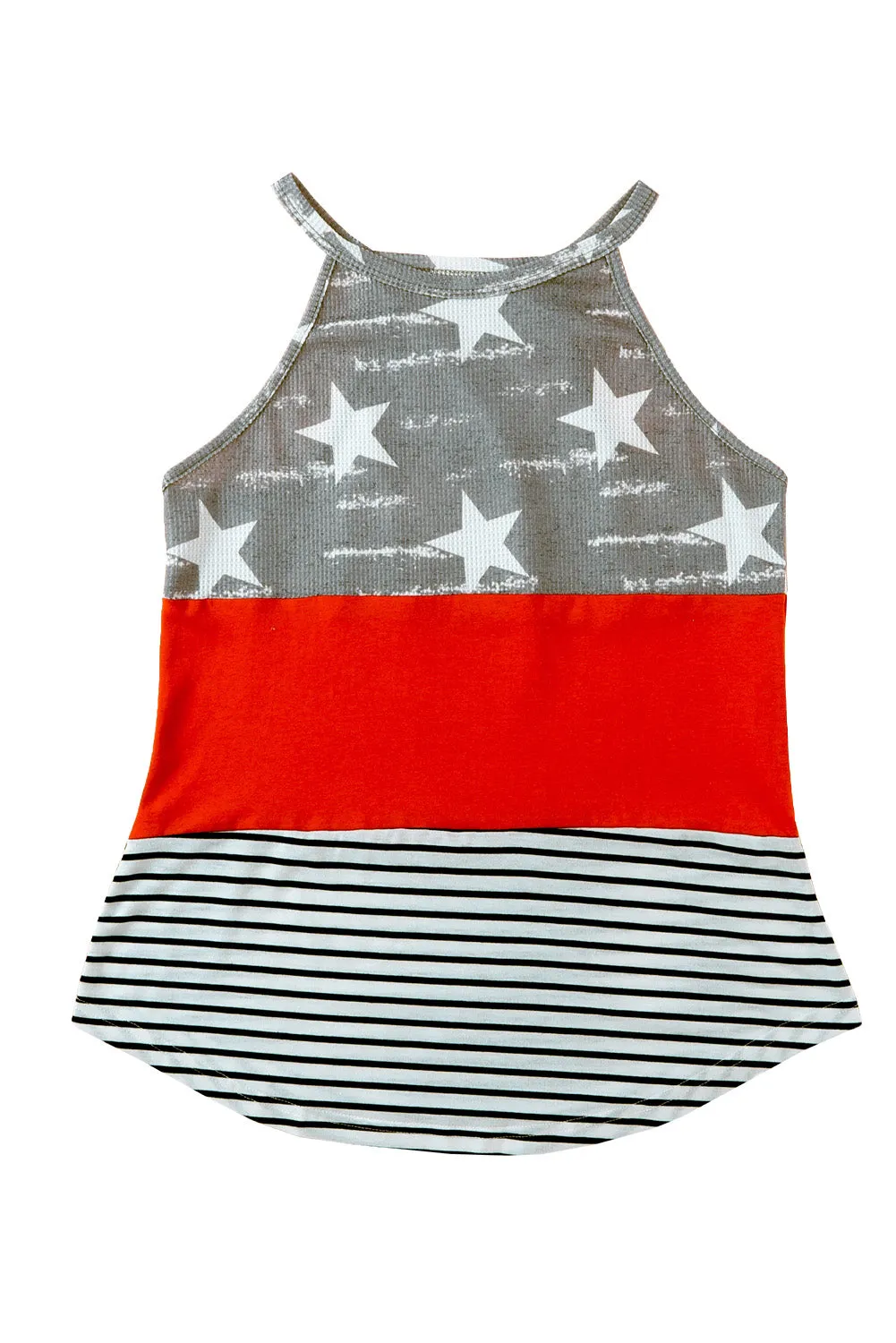 American Flag Sleeveless Top