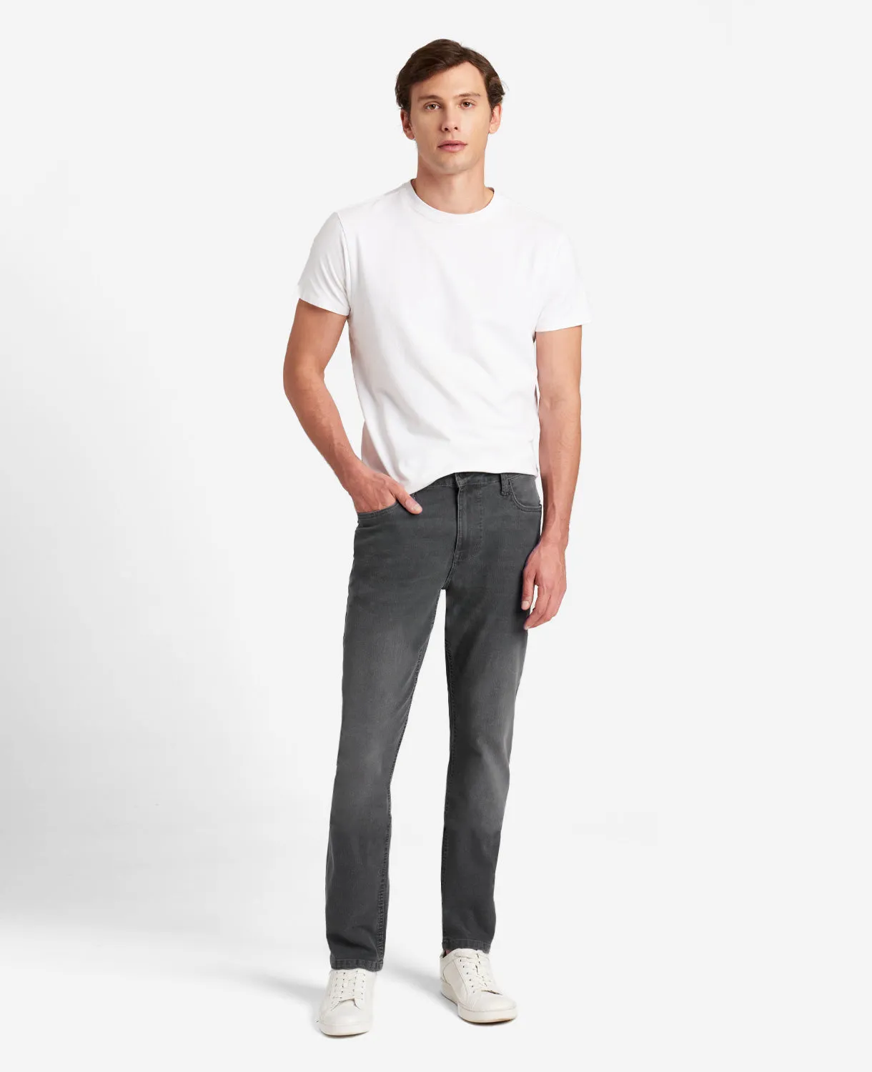 Athletic-Fit Recycled Stretch Denim Jeans