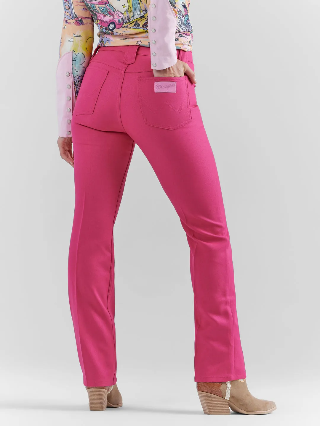 Christie Pink Patch Dress Pant