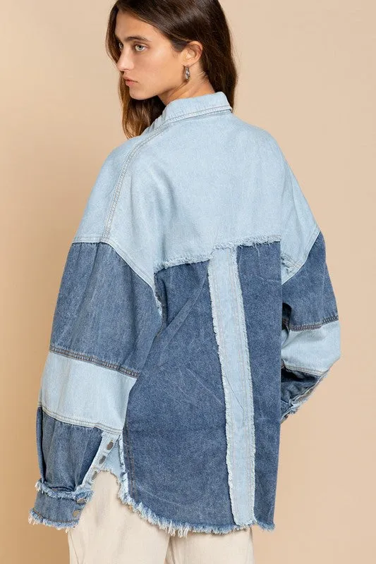 Colorblock Oversized Jacket - online exclusive