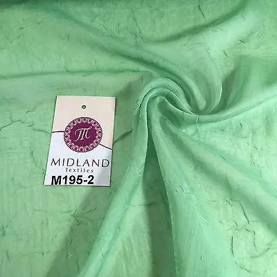 Crushed Crinkled Lightweight Chiffon dress and scarf Fabric 58" M195 Mtex