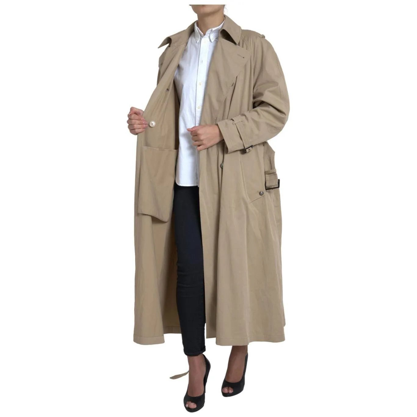 Dolce & Gabbana Elegant Double Breasted Trench Coat