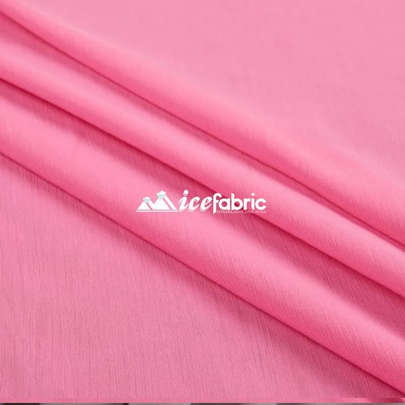 Fuchsia Mia Chiffon Fabric / 60’’ Wide Soft chiffon Sheer Fabric