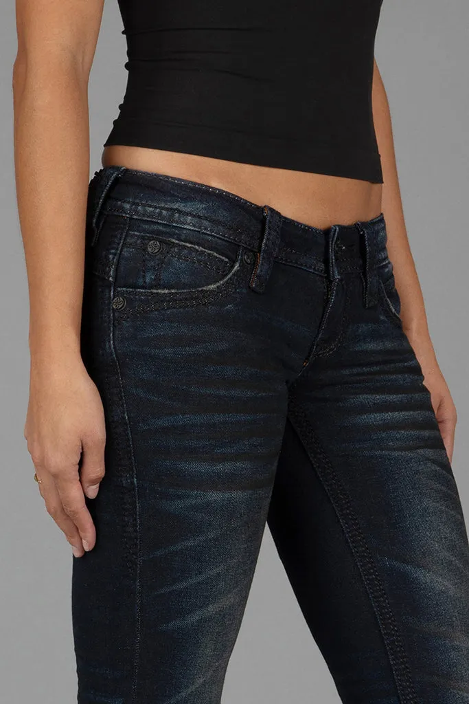 GWEN SUPER LOW-RISE BOOTCUT JEANS