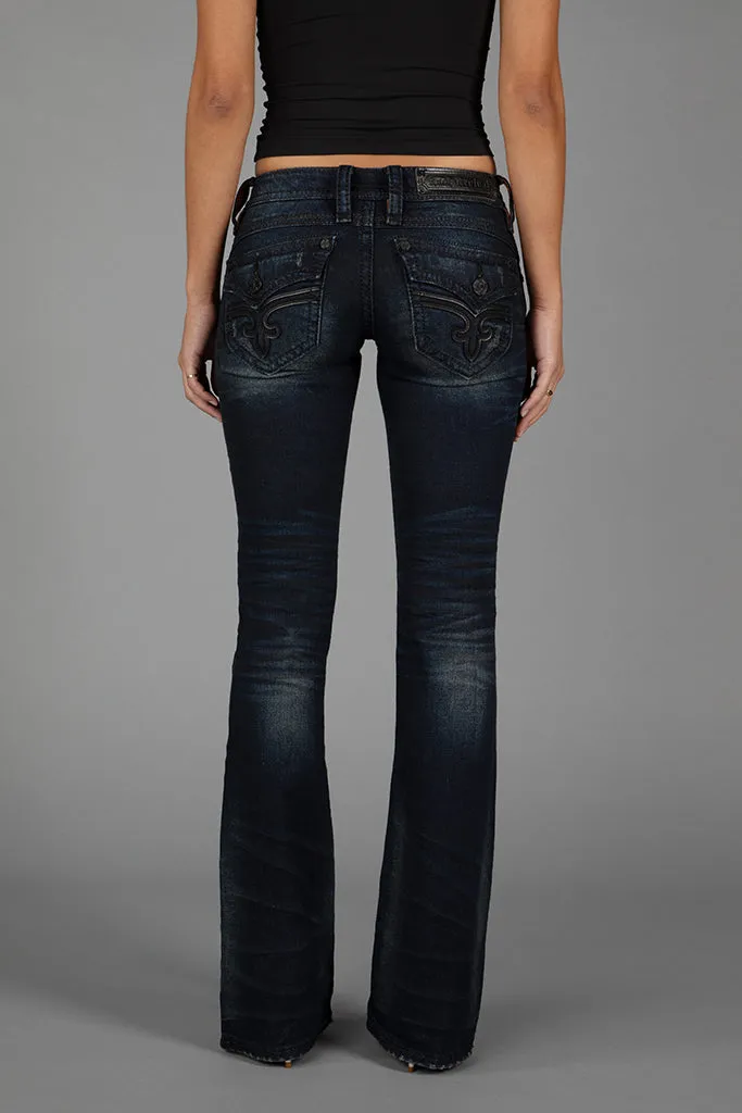 GWEN SUPER LOW-RISE BOOTCUT JEANS