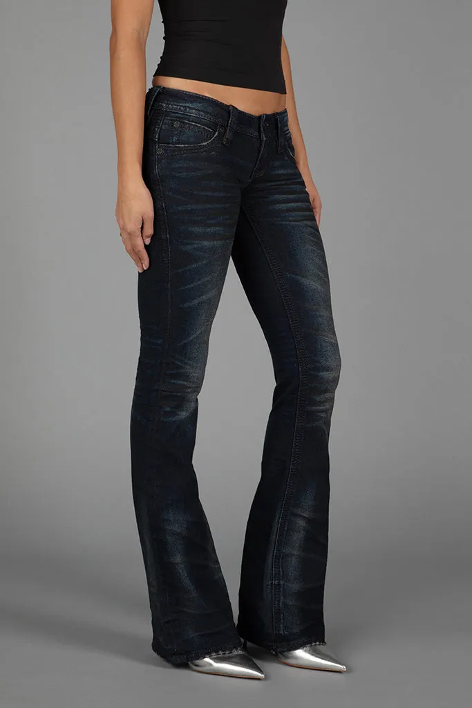 GWEN SUPER LOW-RISE BOOTCUT JEANS