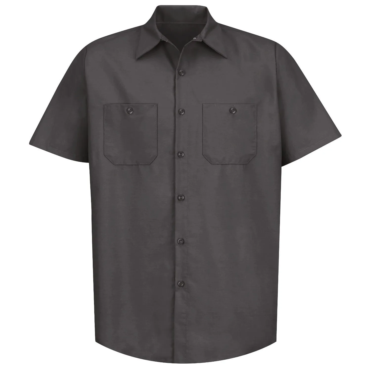 Industrial Work Shirt Short Sleeve - Charcoal