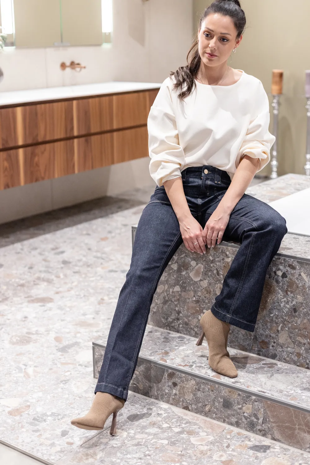 Jeans - BOOTCUT - MELINA Azurblau