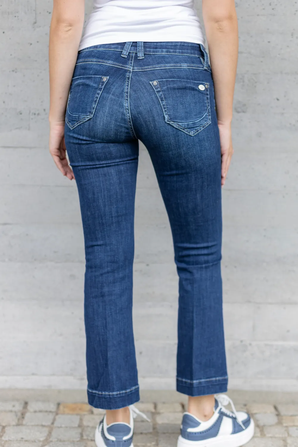 Jeans - BOOTCUT - Petra Batikblau