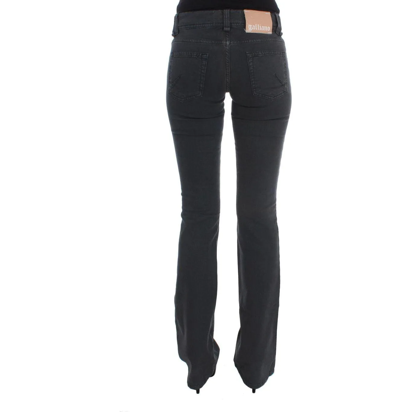 John Galliano Elegant Slim Fit Bootcut Denim Jeans