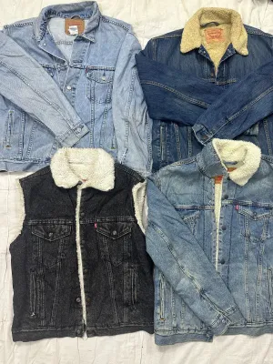 Levi's Denim Jackets 8 pices