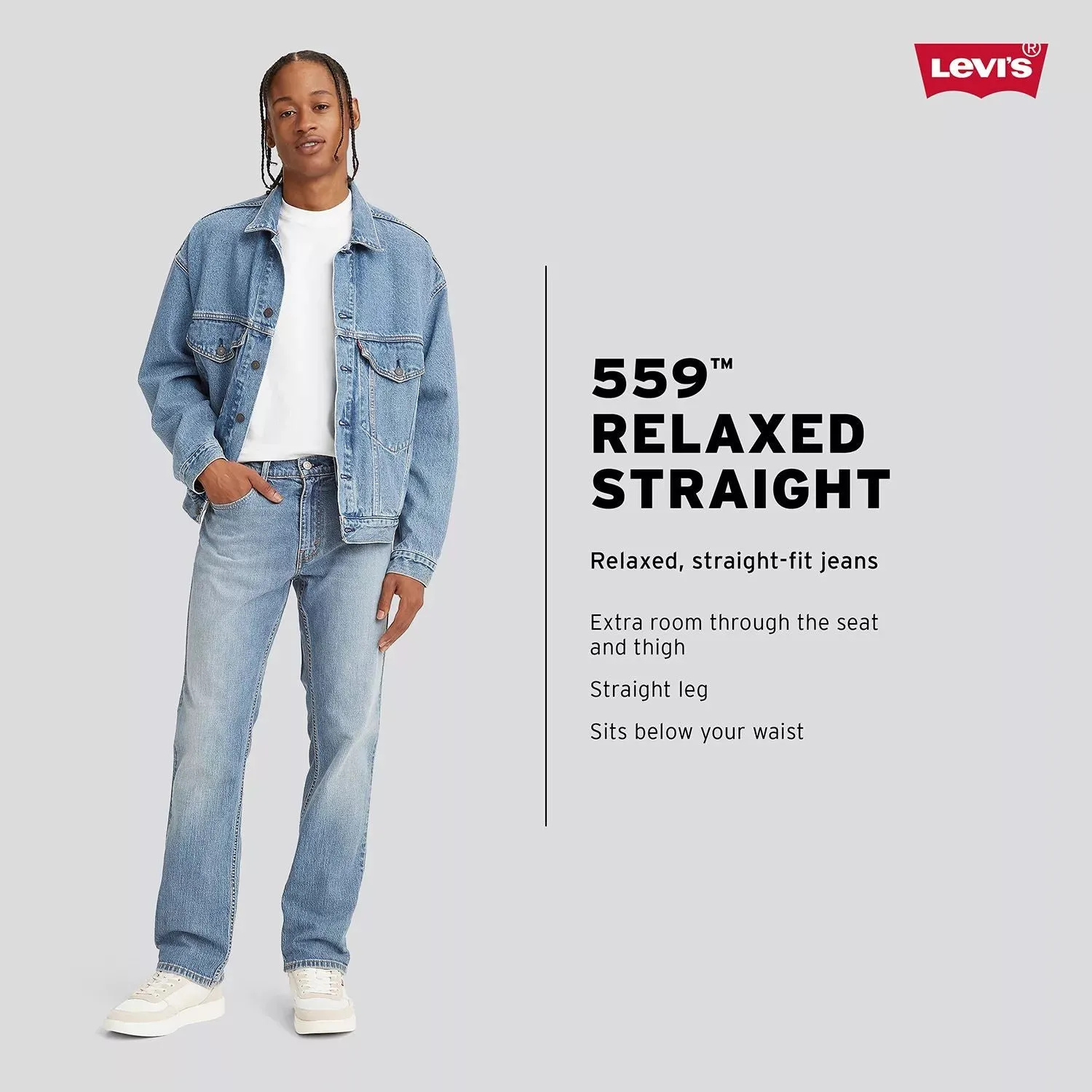 Levi's Men's 559 Relaxed Straight Fit Stretch Jeans