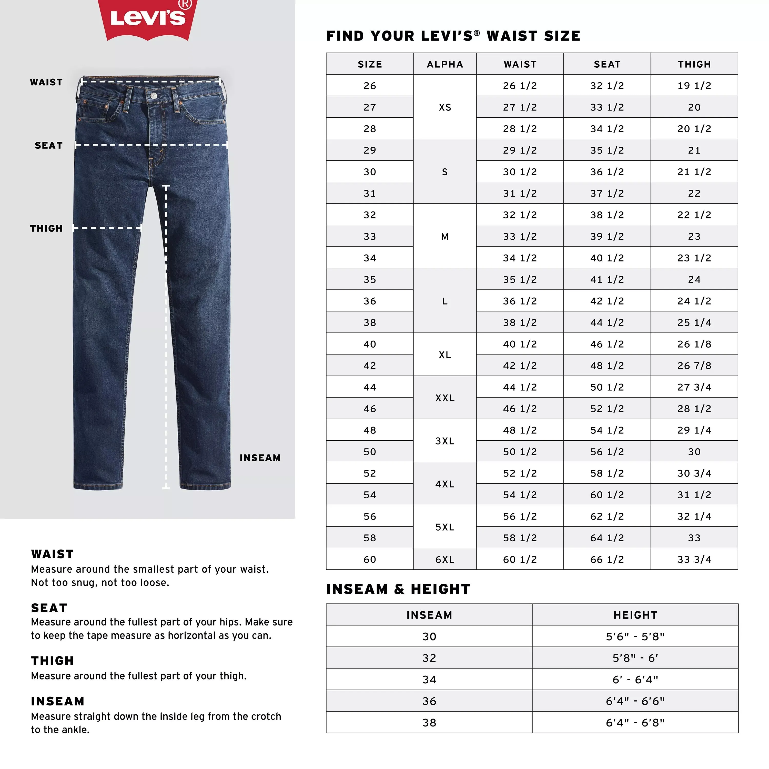 Levi's Men's Straight Fit Jeans 514 Stretch