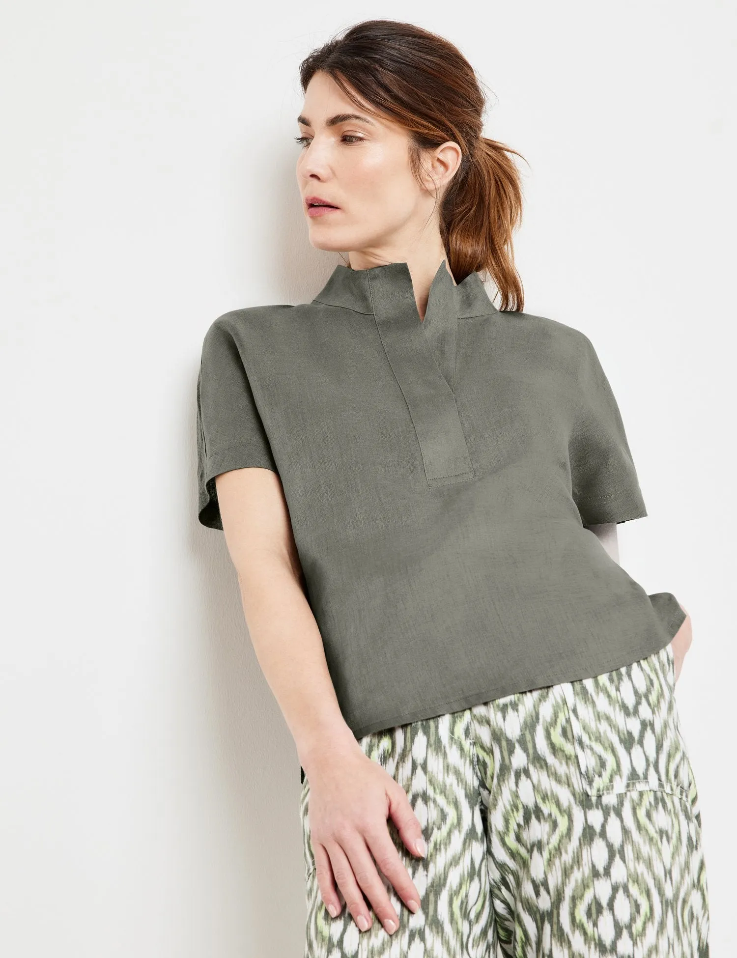 Linen Blouse Top