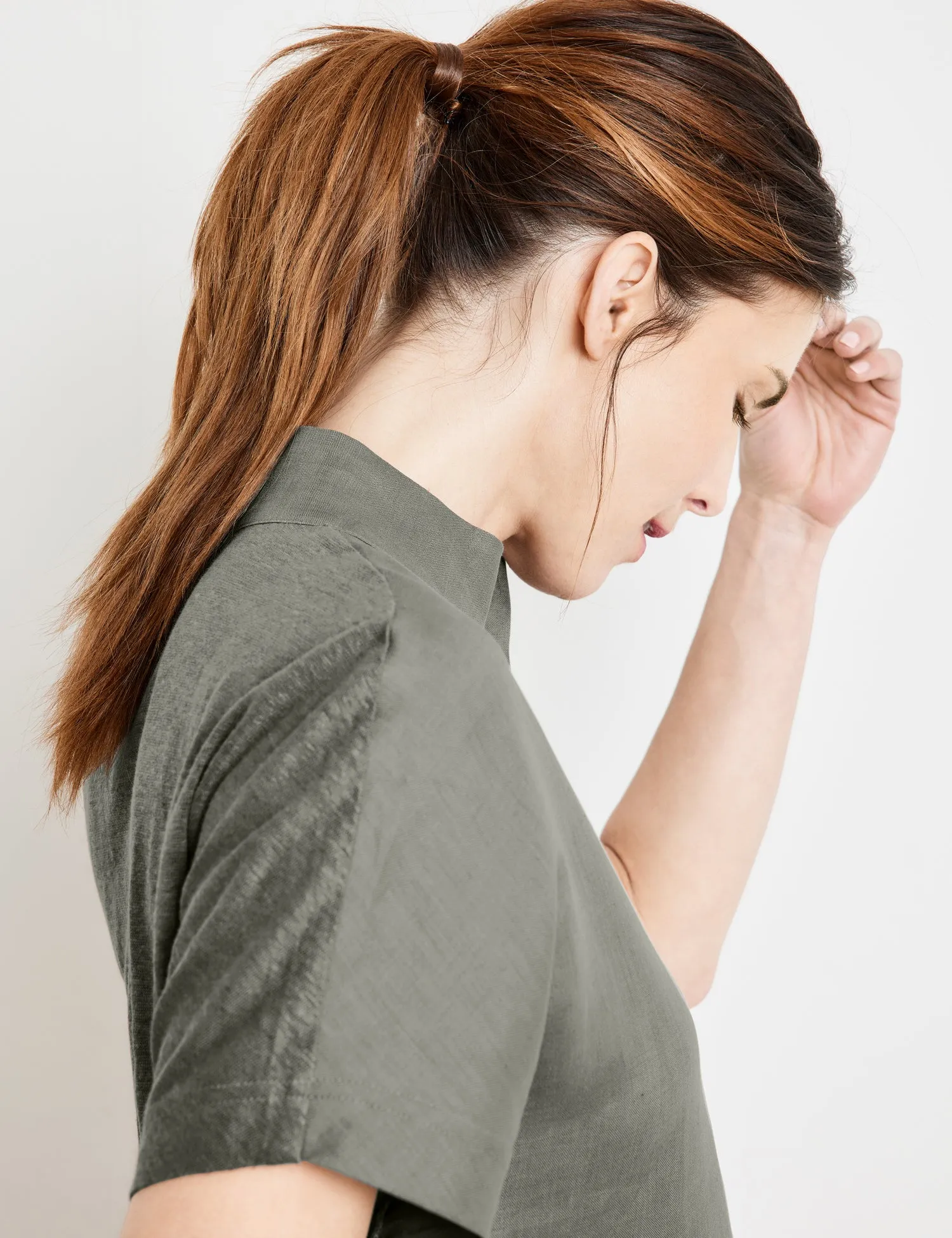 Linen Blouse Top