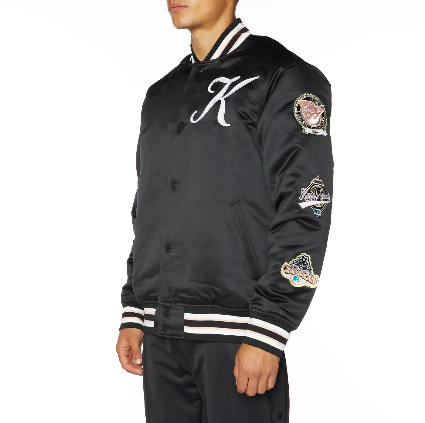 Logo Jasper Bomber Jacket - Jet Black