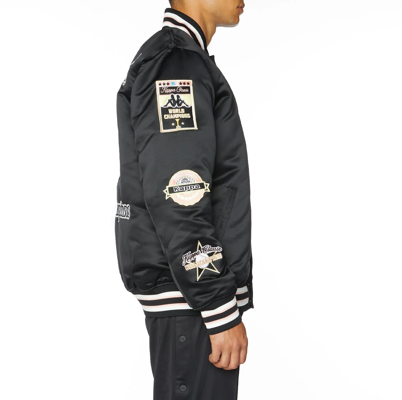 Logo Jasper Bomber Jacket - Jet Black