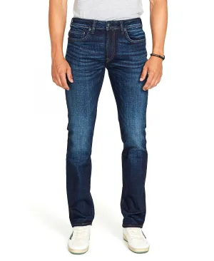 Men's straight fit six stretch Buffalo David Bitton jeans, blue