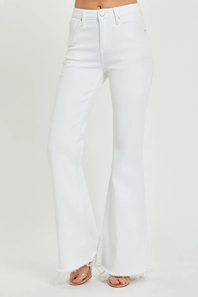 Mid Rise Flare - white