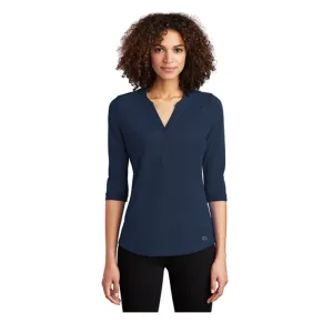 OGIO ® Ladies Jewel Henley - Navy