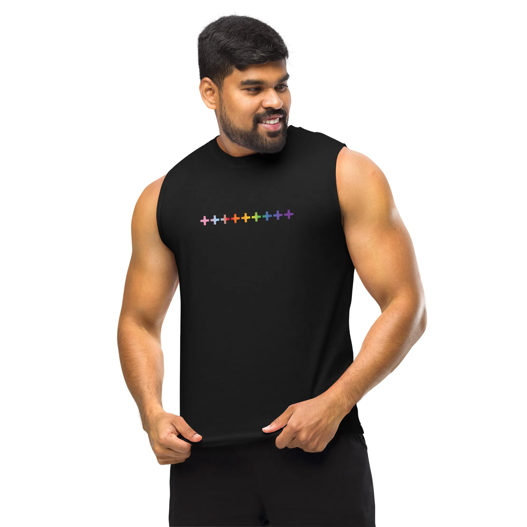   Rainbow Muscle Tank-Top