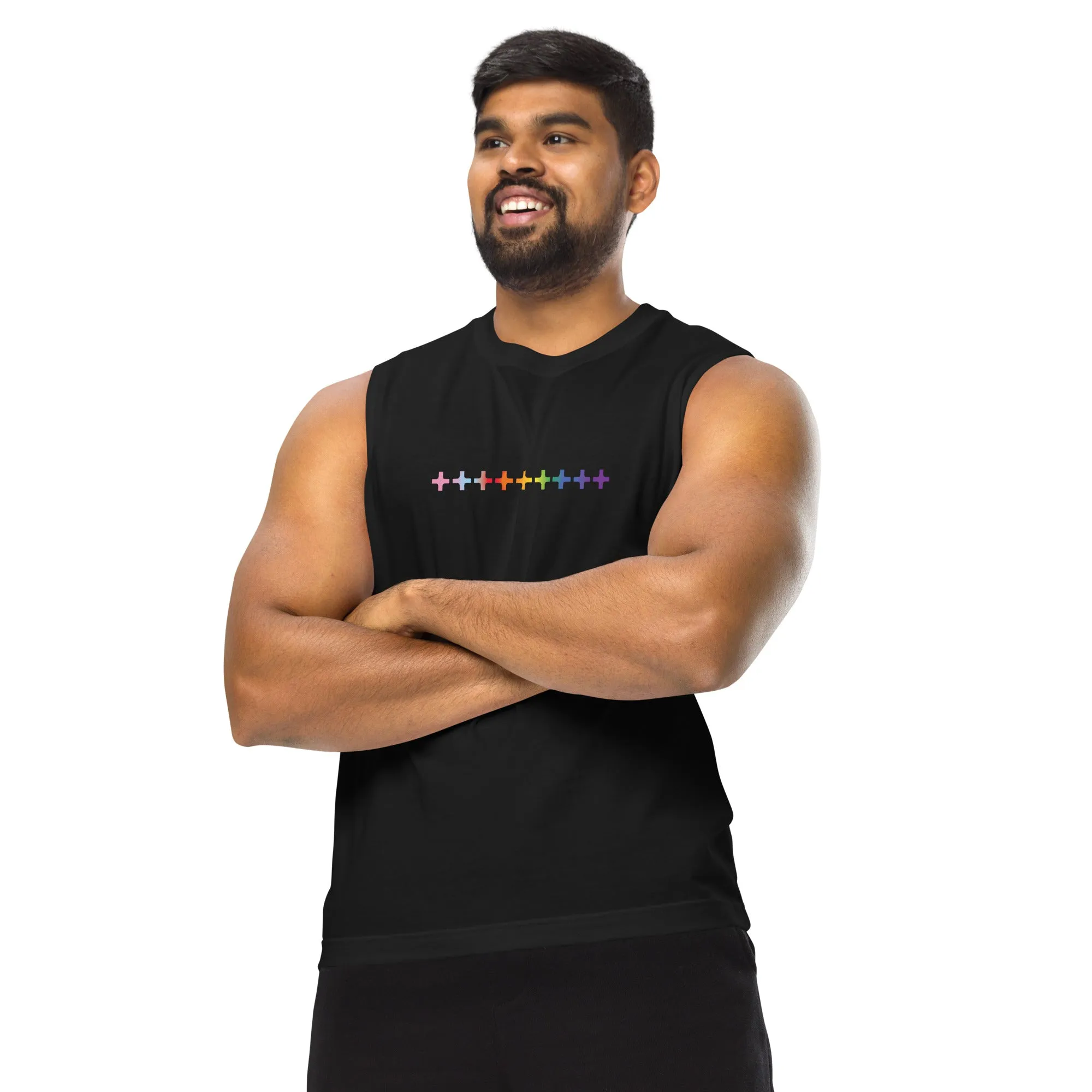   Rainbow Muscle Tank-Top