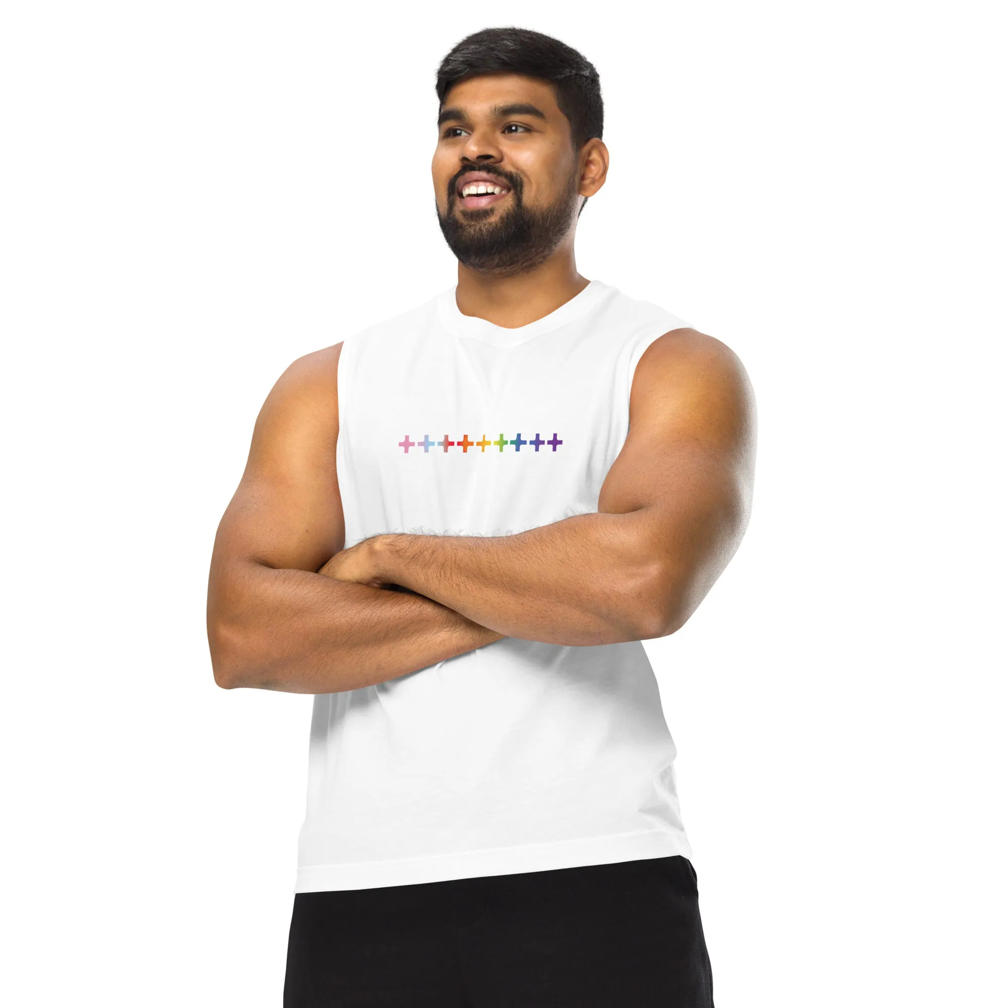   Rainbow Muscle Tank-Top