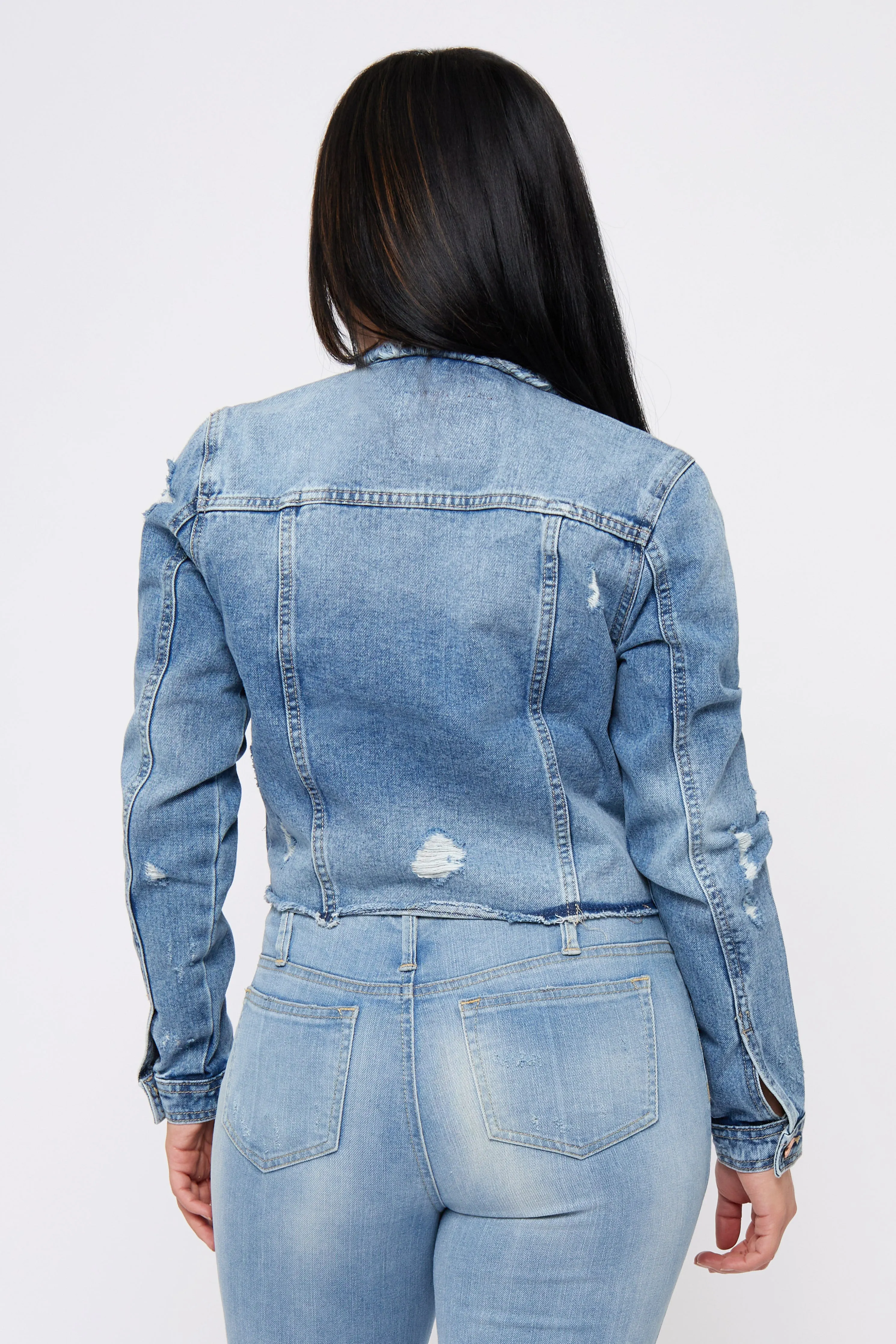 Rose Thorn - Denim Jacket