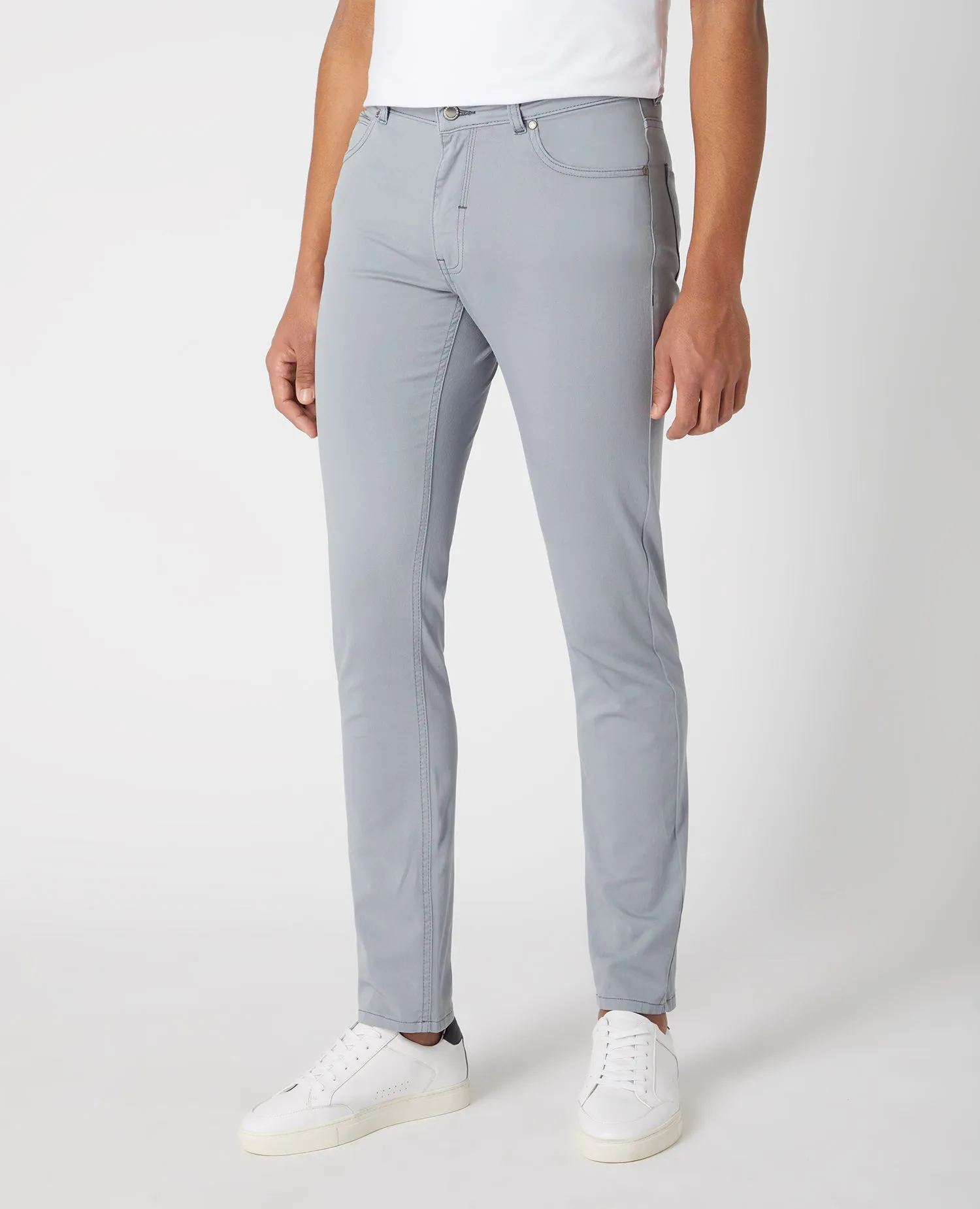 Slim Fit Cotton-Stretch Jeans