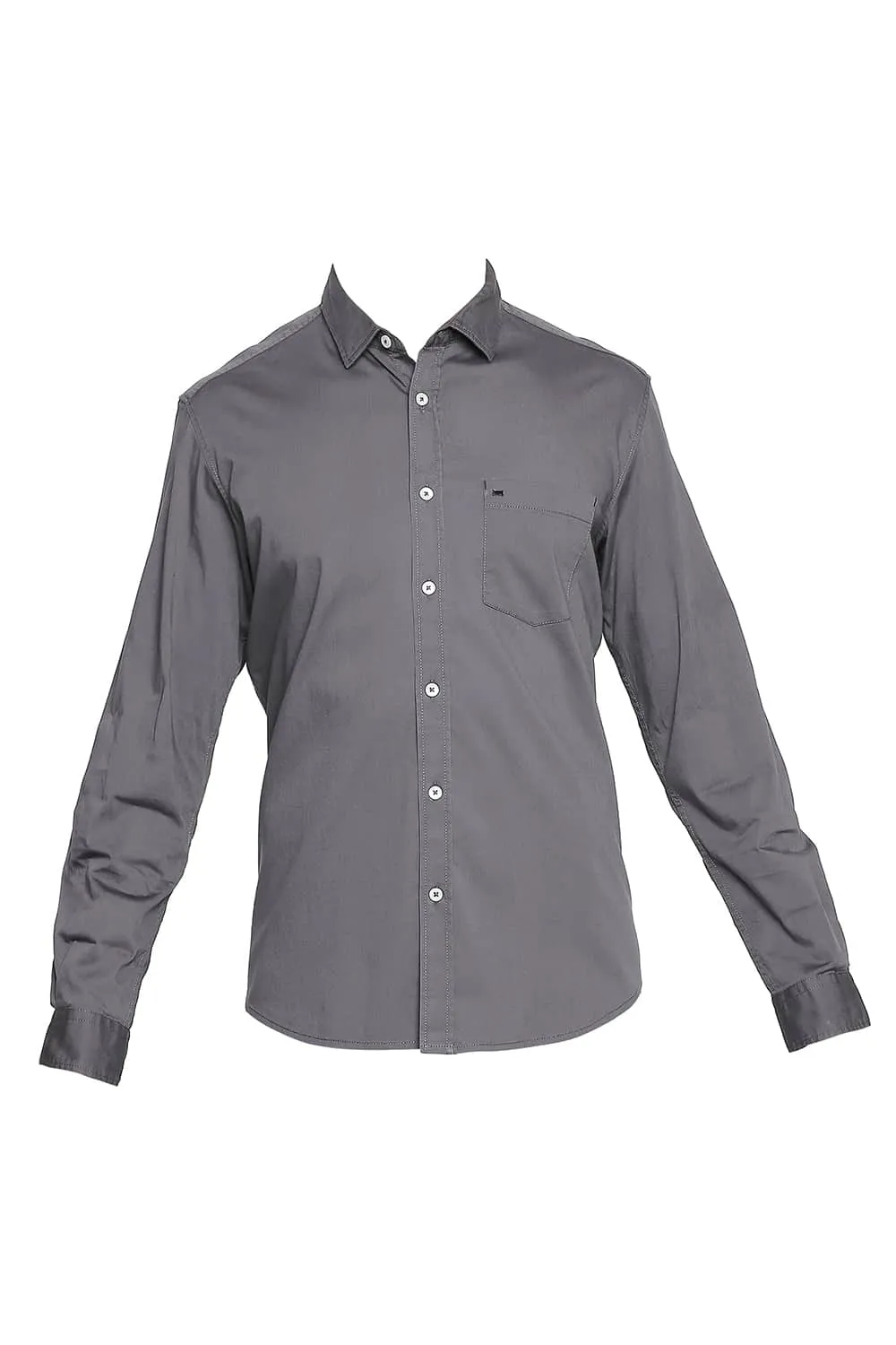 Slim Fit Twill Stretch Shirt