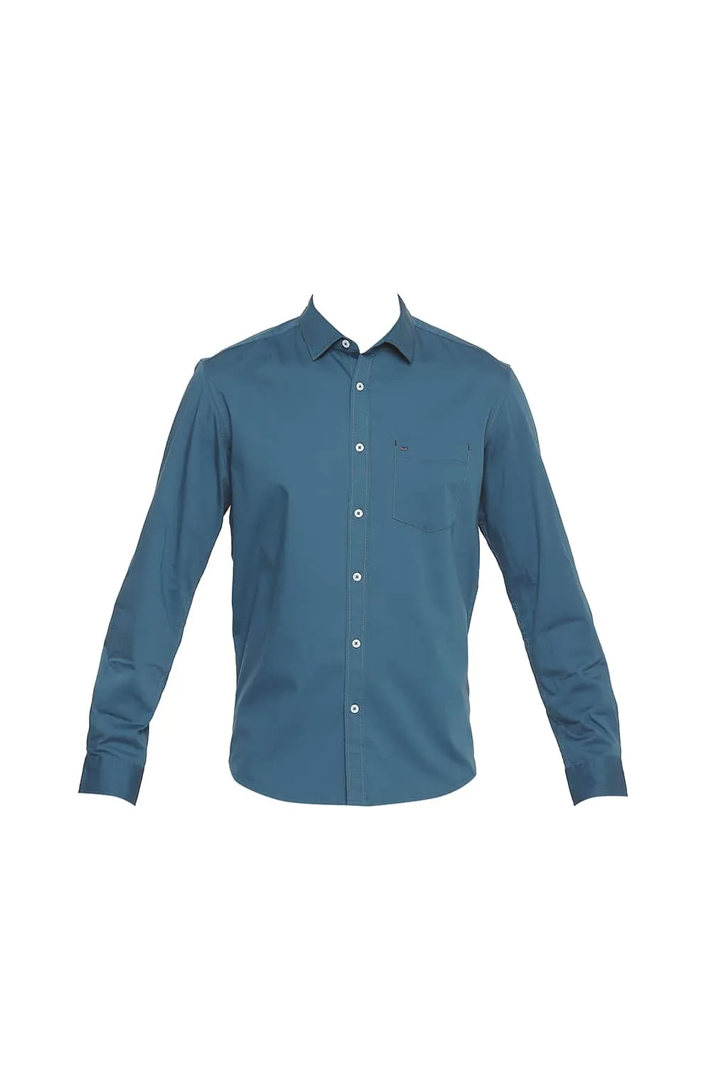 Slim Fit Twill Stretch Shirt