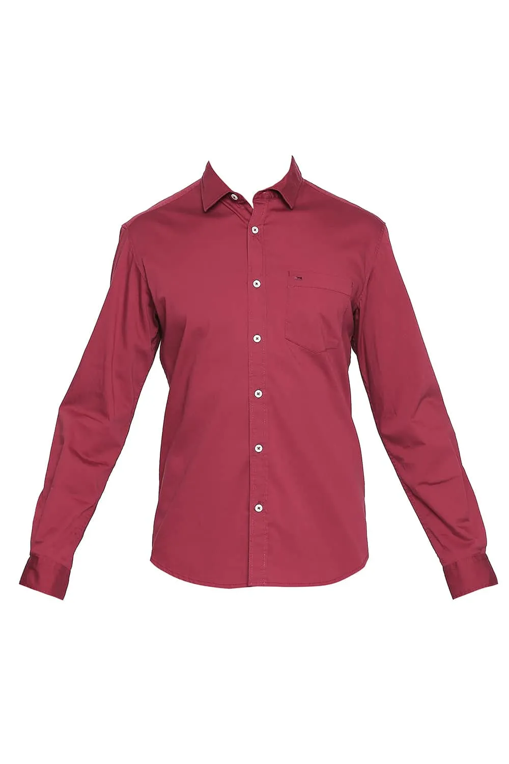 Slim Fit Twill Stretch Shirt