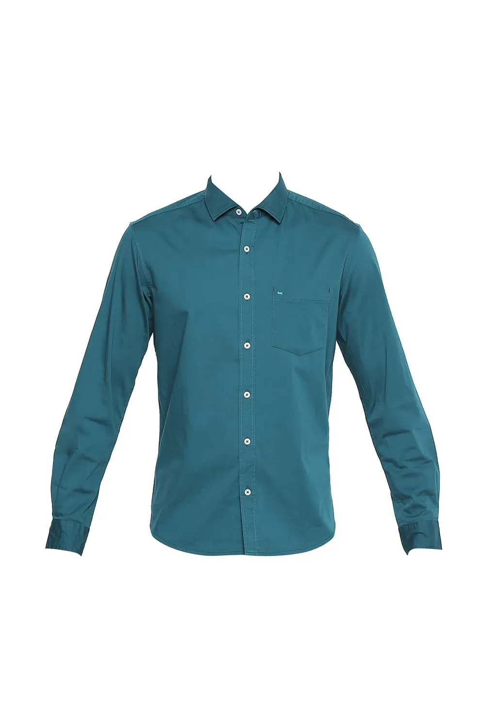 Slim Fit Twill Stretch Shirt