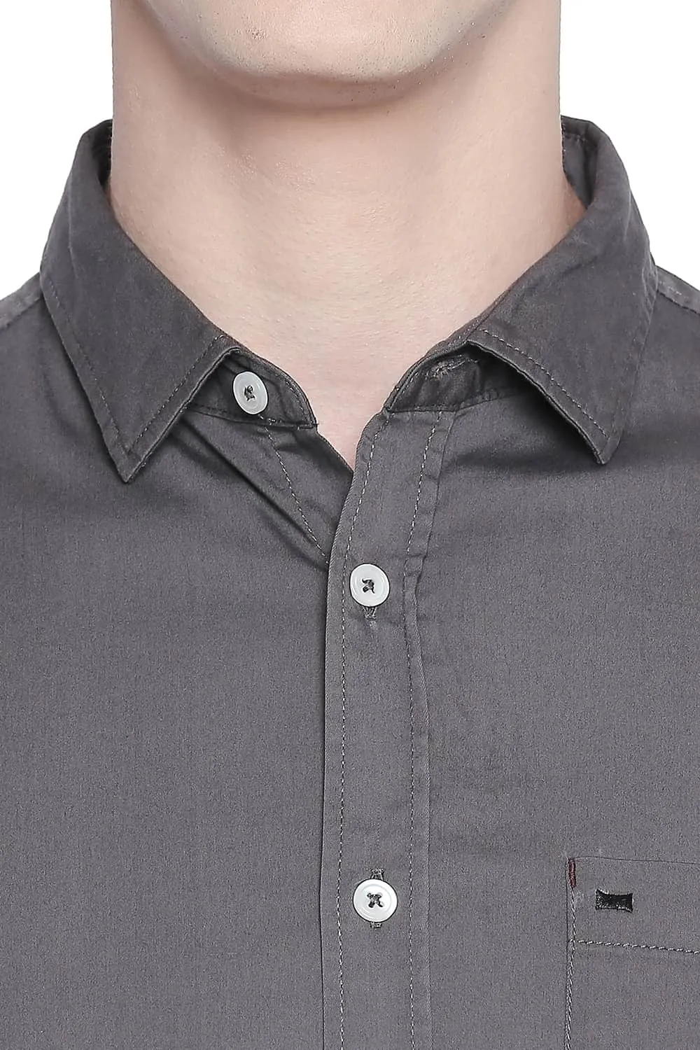 Slim Fit Twill Stretch Shirt