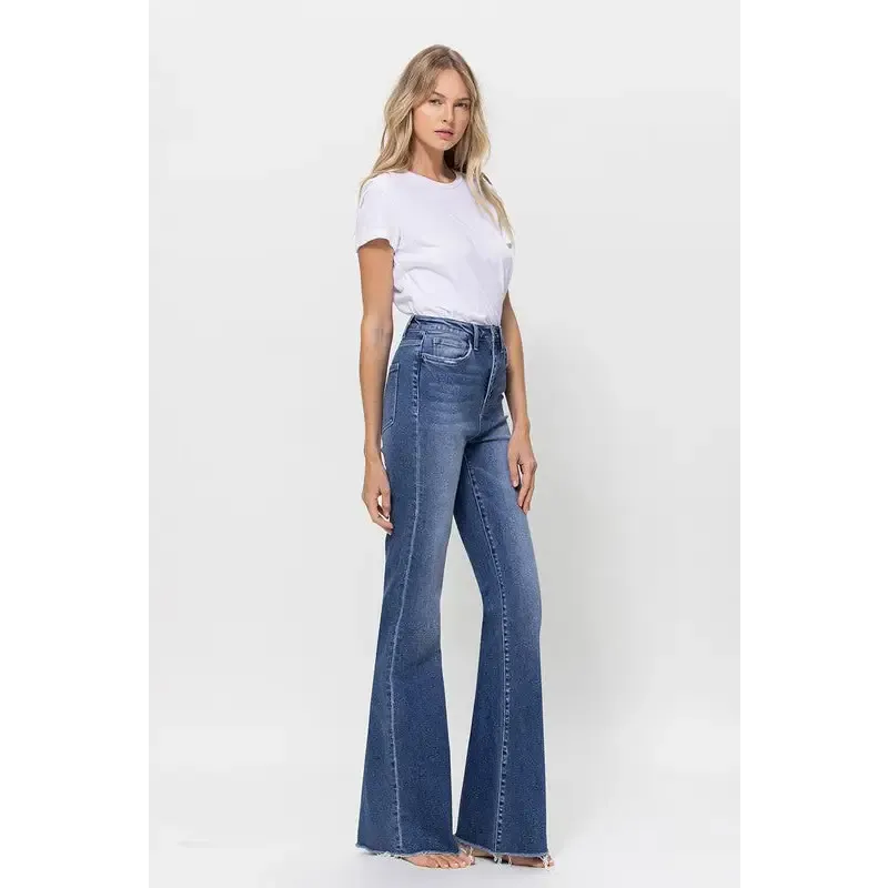 Super High Rise Relaxed Flare Jeans