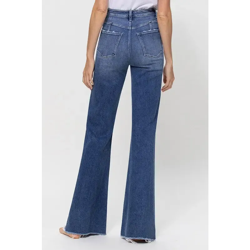 Super High Rise Relaxed Flare Jeans