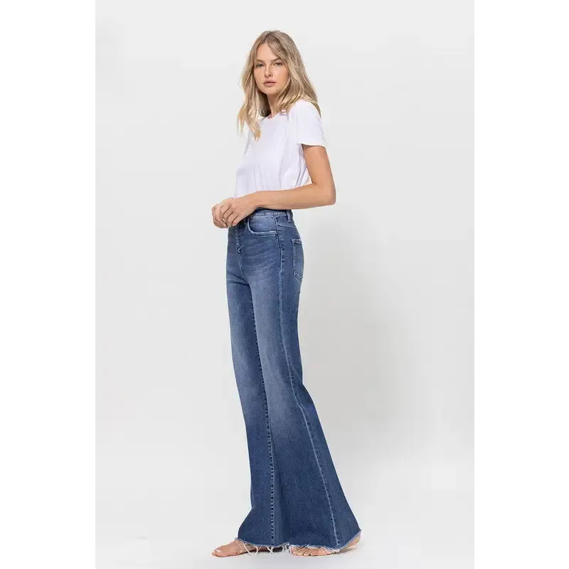 Super High Rise Relaxed Flare Jeans