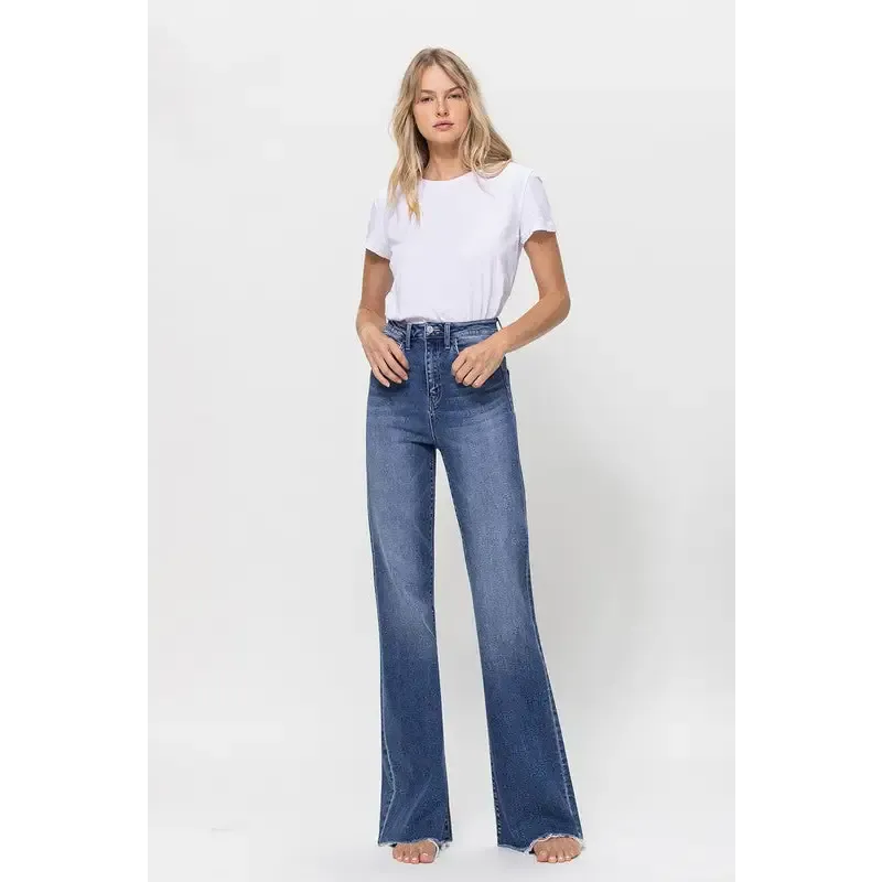 Super High Rise Relaxed Flare Jeans