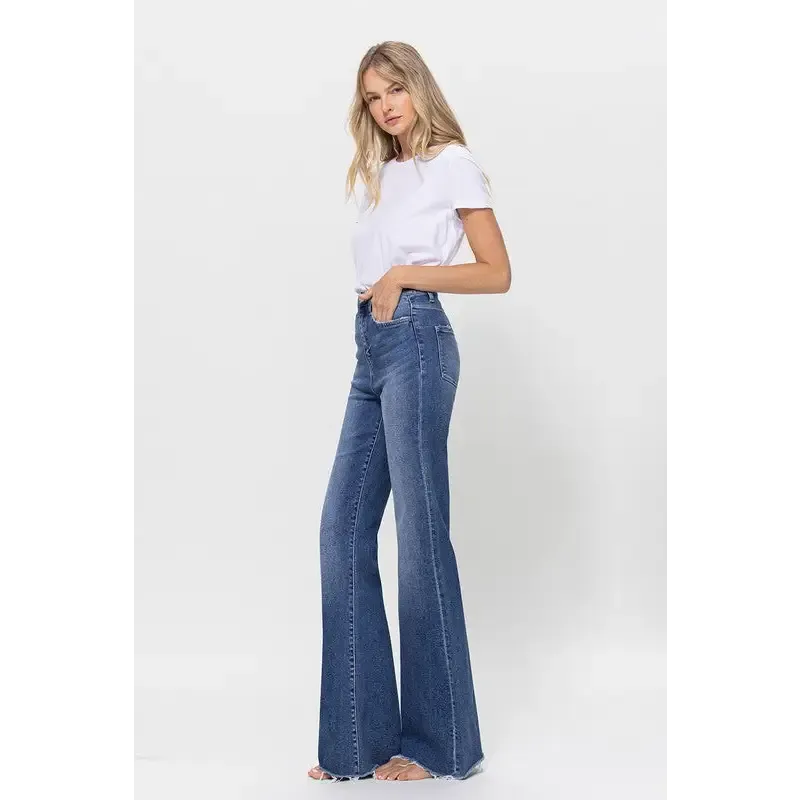 Super High Rise Relaxed Flare Jeans