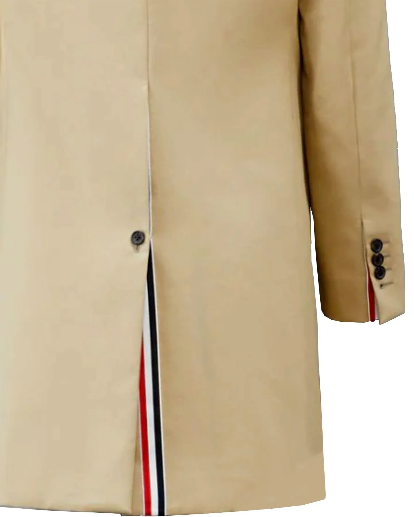 Thom Browne Overcoat Khaki MacKintosh Bal Collar EU 50  - US 40 SALE