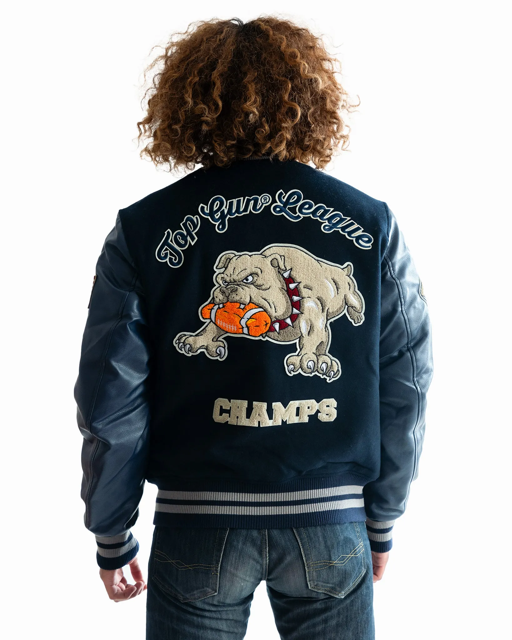 TOP GUN® BULLDOG VARSITY JACKET