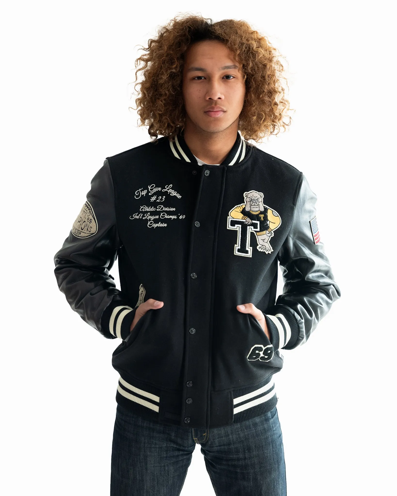 TOP GUN® BULLDOG VARSITY JACKET