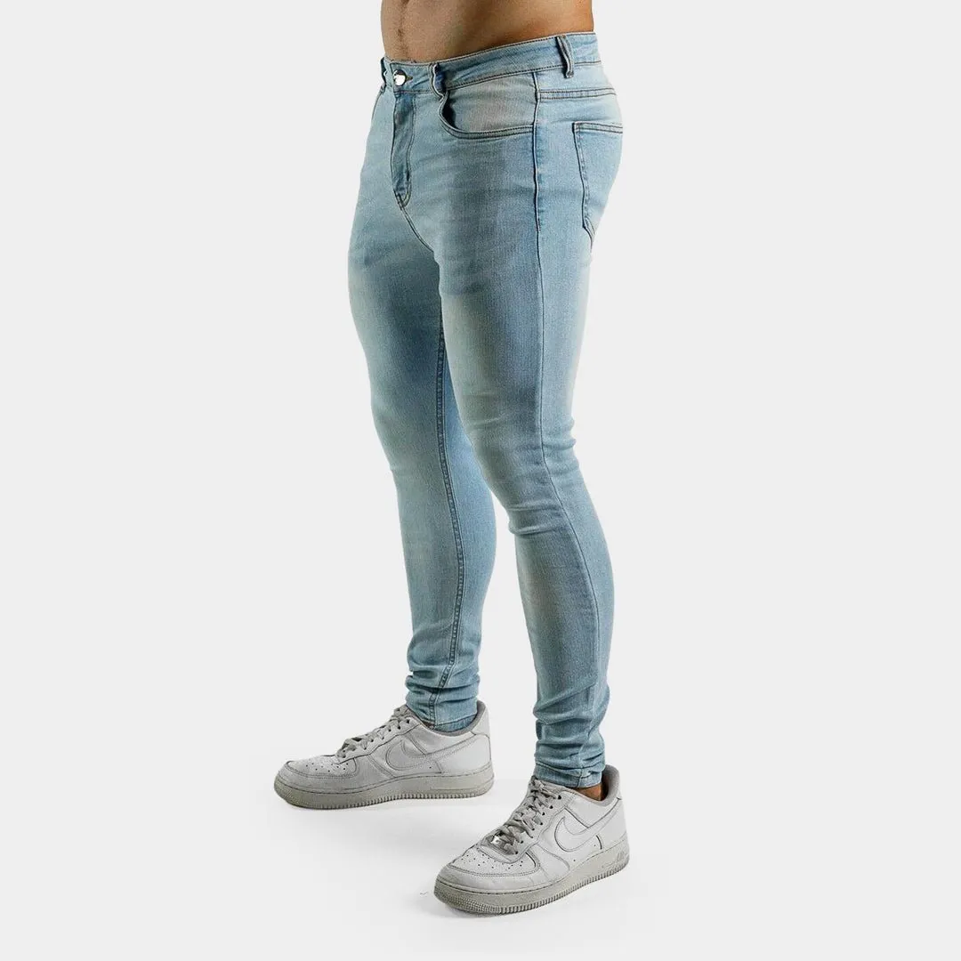 Ultra Stretch Jeans - Skinny Fit - Light Blue