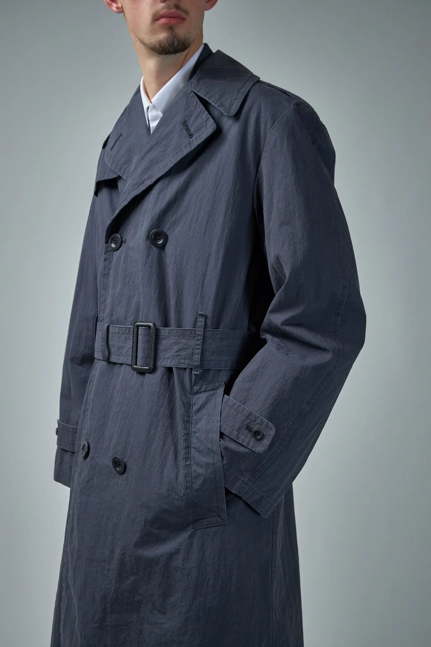 Washed Trench Coat