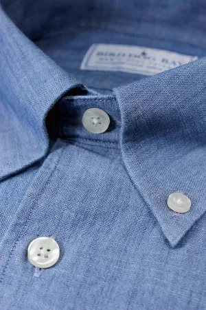 Wellington: Chambray Shirt - Button (XL)