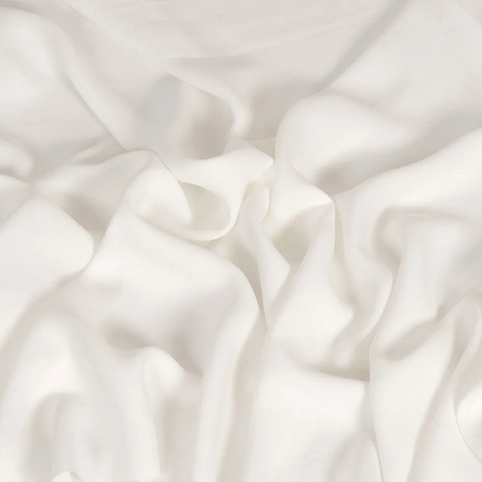 White Lightweight Crepe Fabric 1302