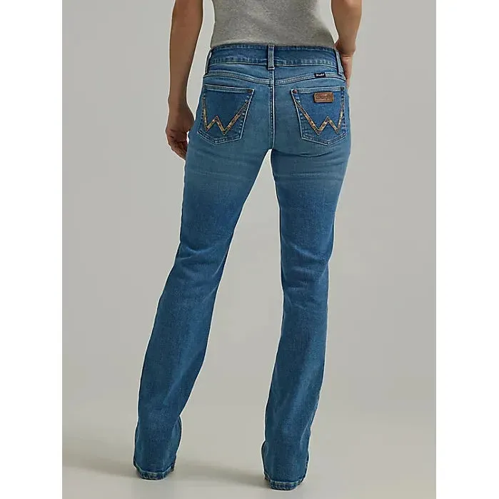 WOMEN'S WRANGLER RETRO® MAE MID RISE BOOTCUT JEAN IN LILIBETH