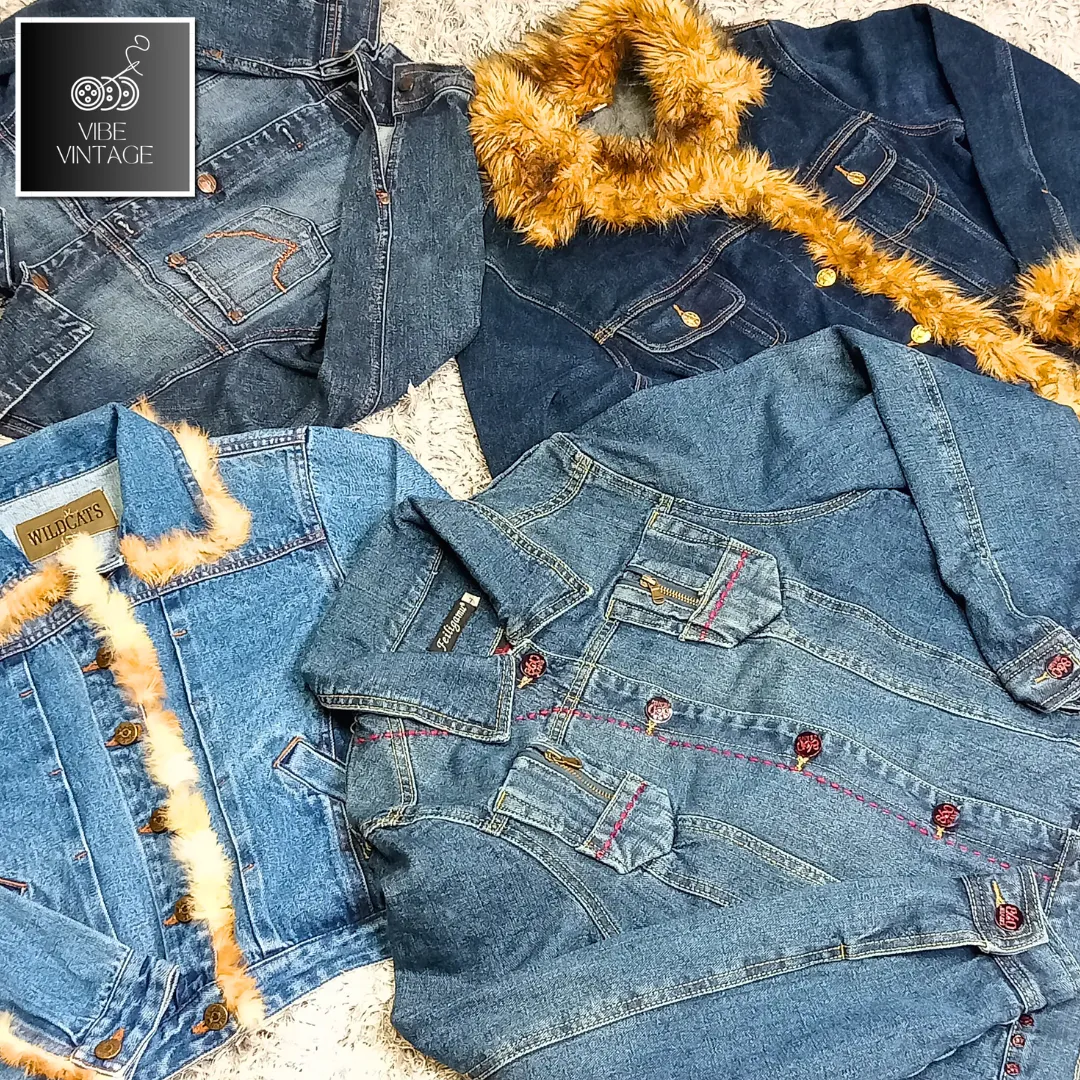 Y2K DENIM JACKETS - 16 PCS